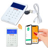 Clavier sans-fil PB-503R avec Lecteur de Badge RFID pour Alarme Connectée